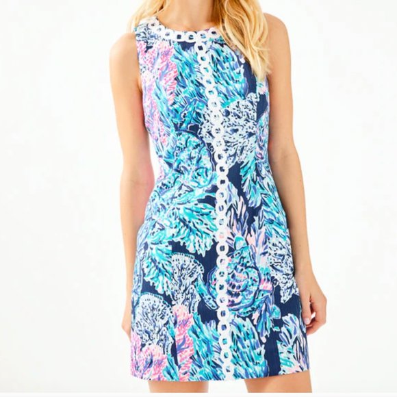 Lilly Pulitzer Dresses & Skirts - LILLY PULITZER MILA DRESS High Tide Navy Party